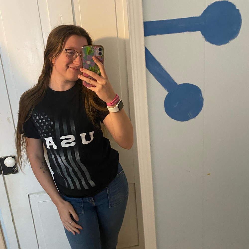 USA black Tshirt